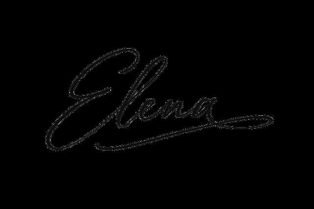 Firma de Elena